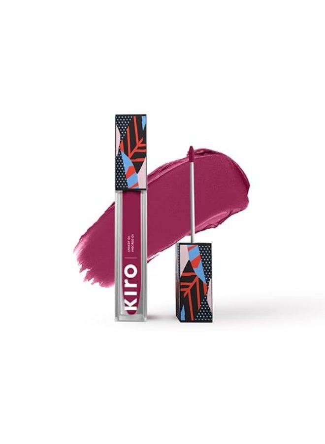 كيرو أحمر شفاه سائل غير لامع من كيرو، لون توتي، 5 مل | غني بالأصباغ، يدوم طويلاً، مرطب | مقاوم للماء، لا يتلطخ، خفيف الوزن | غني بزيت الأفوكادو والمشمش - Image 1